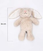 Mollis Hase Kuscheltier Baby (36cm groß) – Weiches Stofftier für Kinder & Babys – Khelhase – Bild 4