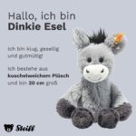 Steiff Kuscheltier Dinkie , Süßes Stofftier mit Kunststoffaugen, Kinder, Jungen & Mädchen, Friends, Plüschtier 20 cm – Bild 5