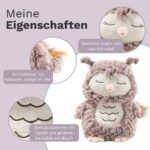 Steiff Kuscheltier Ollie Euleßes Stofftier, Jungen, Mädchen & Babys ab 0 Monaten, Friends, Plüschtier 23 cm, Beige – Bild 5