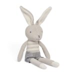 Jollein 037-001-+Stofftier Kuscheltier Hase Kaninchen Junge Joey grau 50 cm